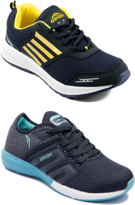 

Asian Men Casual & Running Shoes Combo Pack of 2 Running Shoes For Men(Multicolor