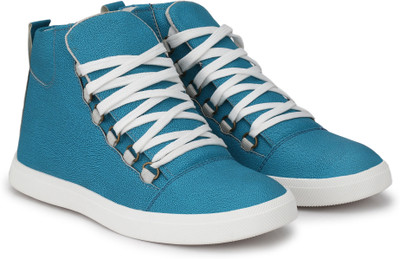 

Alex Martin High Top Casuals For Men(Blue, White, Sky blue