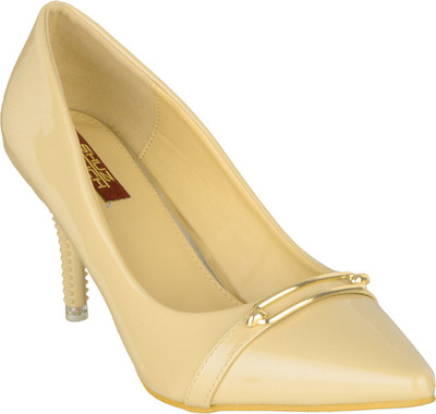 

Shuz Touch Party Wear For Women(Beige, Apricot