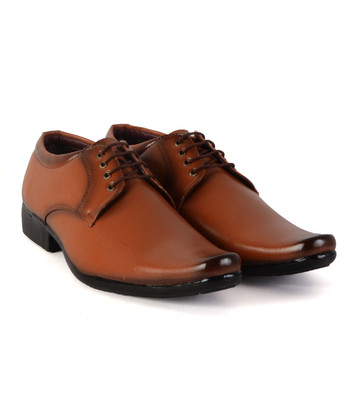 

shoeland Derby For Men(Tan