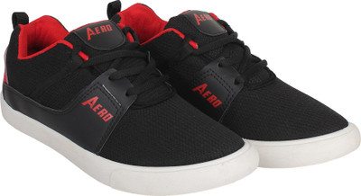 

Aero Canvas Sneakers For Men(Black, Red