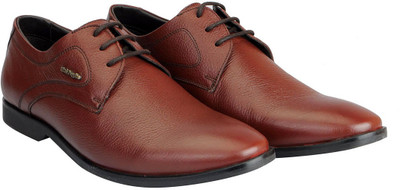 

Hush Puppies Premium Leather Derby For Men(Tan