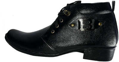 

zuron Lace Up For Men(Black