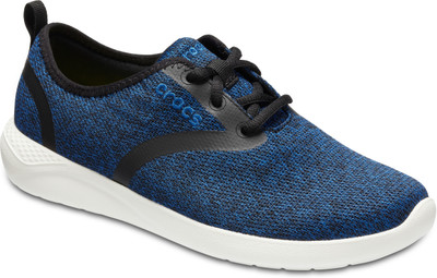 

Crocs LiteRide Lace W Walking Shoes For Women(Blue, Black