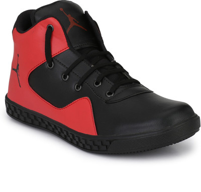 

ZebX Casuals For Men(Black, Red