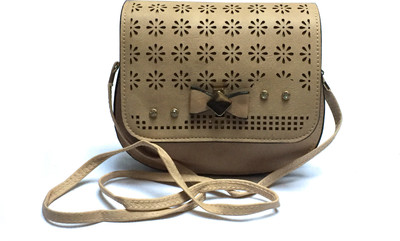 

Urban Interia Women Casual Grey Leatherette Sling Bag