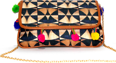 

TUNEROX Girls Evening/Party Multicolor Silk Clutch