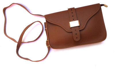 

Urban Interia Women Casual Brown Leatherette Sling Bag
