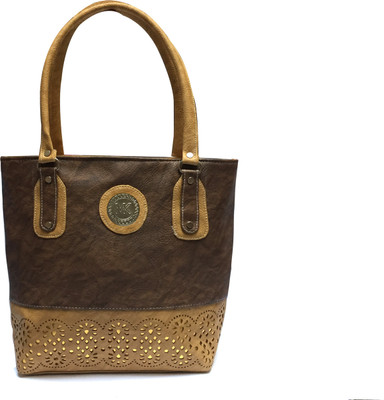

Urban Interia Women Casual Brown Leatherette Shoulder Bag