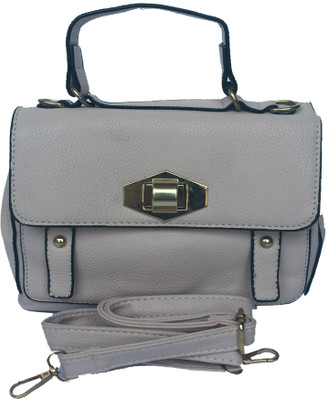

Regiis Women Casual Grey PU Sling Bag