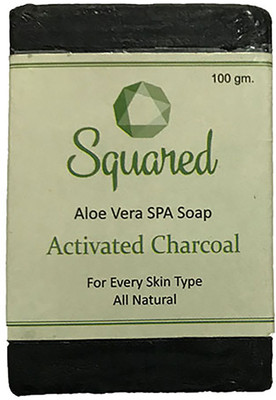 

Squared Activated Charcoal Soap for skin purification and pollution free skin(100 g)