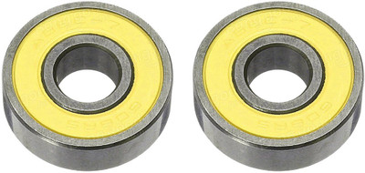 

Premsons 608 Ball Bearing for Hand Spinner Fidget Kit and Skateboard, 22x10x7 mm Skate Bearings Toy Replacement Part - Pack of 2(Yellow)