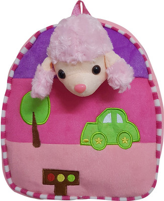 

Global Choice Baby Sheep Soft Toy Bag for Kids - 12 inch(Pink)