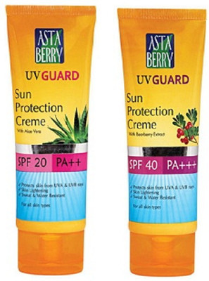 

Astaberry Asta-Sun2 - SPF 20 and 40 PA+++(100 ml)
