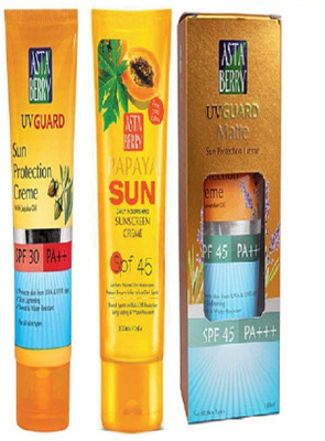 

Astaberry Asta-Sun15 - SPF 30 and 45 and 45 PA+++(100 ml)