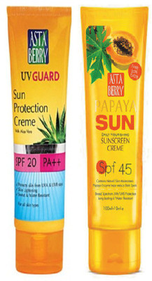 

Astaberry Asta-Sun6 - SPF 20 and 45 PA+++(100 ml)
