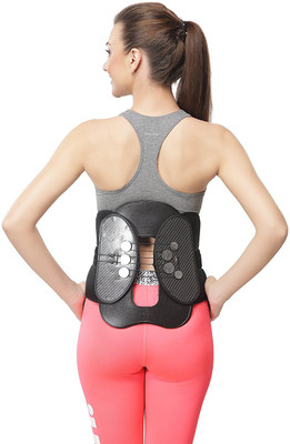 

Janak Pull Back Lumbar Corset with Moulding ( 43 - 48 inches) Back Support(Black