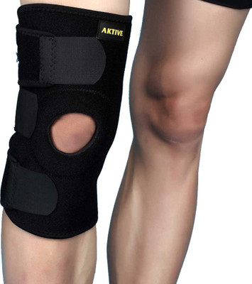 

Aktive Support KNEE SUPPORT OPEN PATELLA Knee Support(Black
