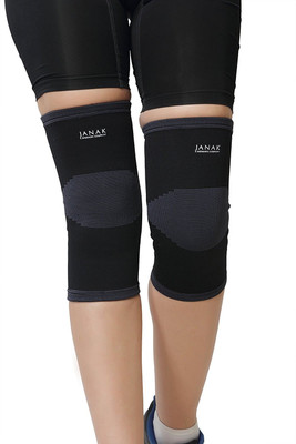 

Janak Knee Cap Ribbed Patella ( 13 - 14 inches) Knee Support(Black