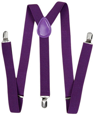 

ritzees Y- Back Suspenders for Men(Purple)