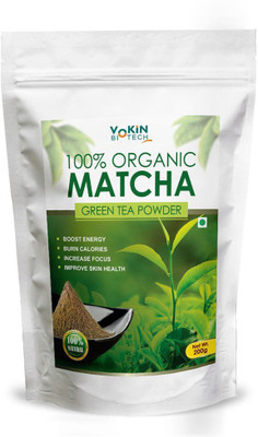 

Vokin Biotech Organic Matcha Green Tea Powder Unflavoured Matcha Tea Pouch(200 g)