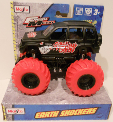 

Maisto Earth Shockers Shock N Gnaw Monster Truck Fresh Metal XL(Black, Red)