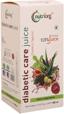 

Nutriorg Diabetic Care Juice 800ml.(800 ml)