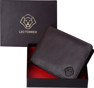 

Leo Torresi Men Brown Genuine Leather Wallet(7 Card Slots)