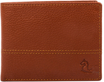 

Kara Men Orange Genuine Leather Wallet(6 Card Slots)