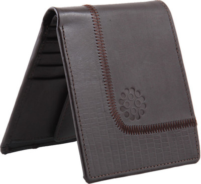 

DALMORE Men Brown Genuine Leather Wallet(8 Card Slots)