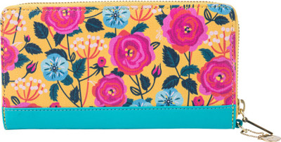 

Chumbak Women Pink Fabric Wallet(12 Card Slots)