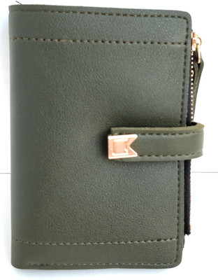 

PRIYANKA COLLECTIONS Girls Green Artificial Leather Wallet(8 Card Slots), Multi colour