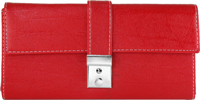 

Upshot Women Red Artificial Leather Wallet(3 Card Slots)