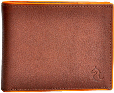 

Kara Men Brown Genuine Leather Wallet(6 Card Slots)