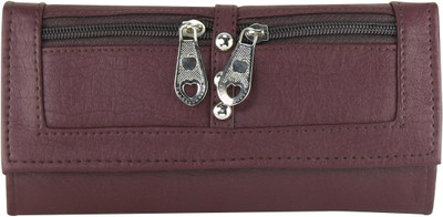 

Upshot Women Brown Artificial Leather Wallet(3 Card Slots)