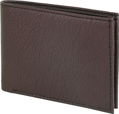 Upshot Men Brown Artificial Leather Wallet(4 Card Slots)