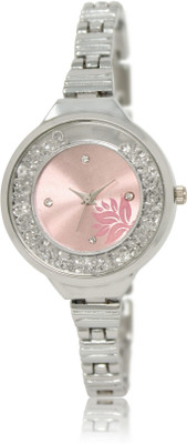 

CM Women Watch With Flower Design Pink Dial LR_226 Watch - For Women