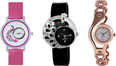 Shree New and Latest Combo of 3 Watch for Women 4556 Watch - For Men