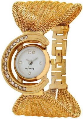 Girl watch golden color shop