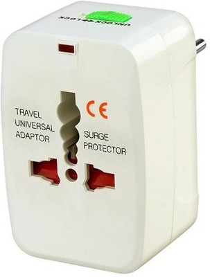 

Big Impex Surge Protector Worldwide Adaptor(White)