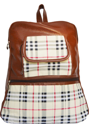 

vinnie fashion Brown backpack 4 L Backpack(Brown)