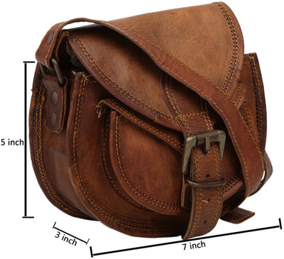 

Habeeb Bags B-29 Sling Bag(Brown, 5 L)