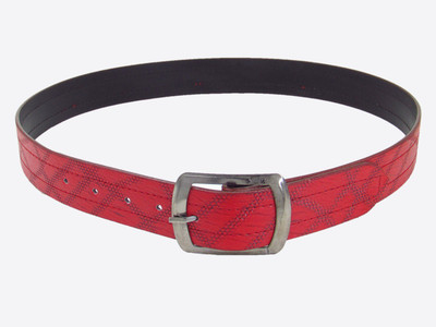 

cyclone Men Casual Red Artificial Leather Belt