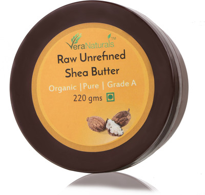 

VeraNaturals Vera Naturals Raw Unrefined Shea Butter, 220gm(220 g)