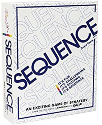 

Shree Awesome Family Card Board Game Sequence Board Game(Multicolor)