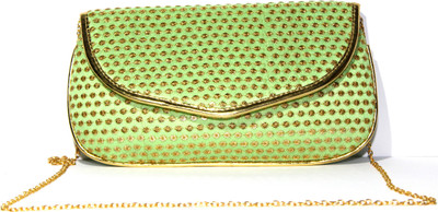 

TUNEROX Casual Green Clutch