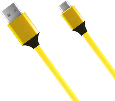 

Chappie Moustache OnePlus 5 YELLOW Data Transfering And Fast Charging USB C Type Cable(Yellow)
