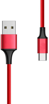 

Chappie Moustache OnePlus 3 Red Data Transfering And Fast Charging USB C Type Cable(Red)