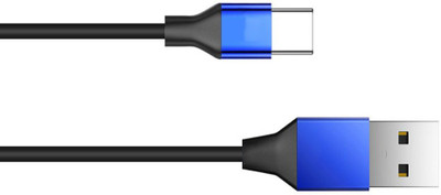 

Chappie Moustache Motorola Moto M XSTAR TYPE C Data Transfering And Fast Charging USB C Type Cable(Blue)