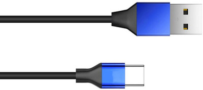 

Chappie Moustache Honor 8 Pr0 XSTAR Data Transfering And Fast Charging USB C Type Cable(Blue)